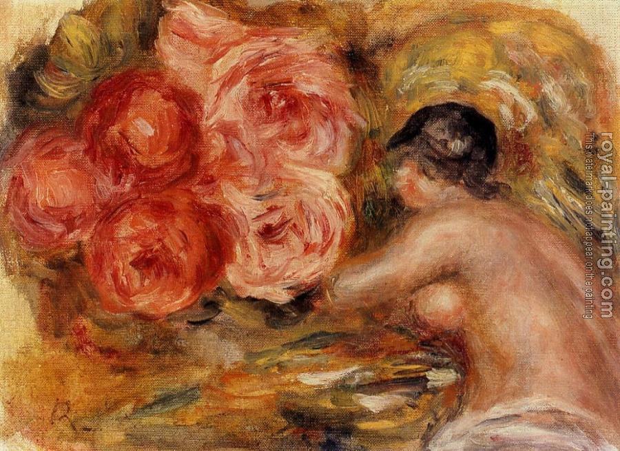 Pierre Auguste Renoir : Roses and Study of Gabrielle